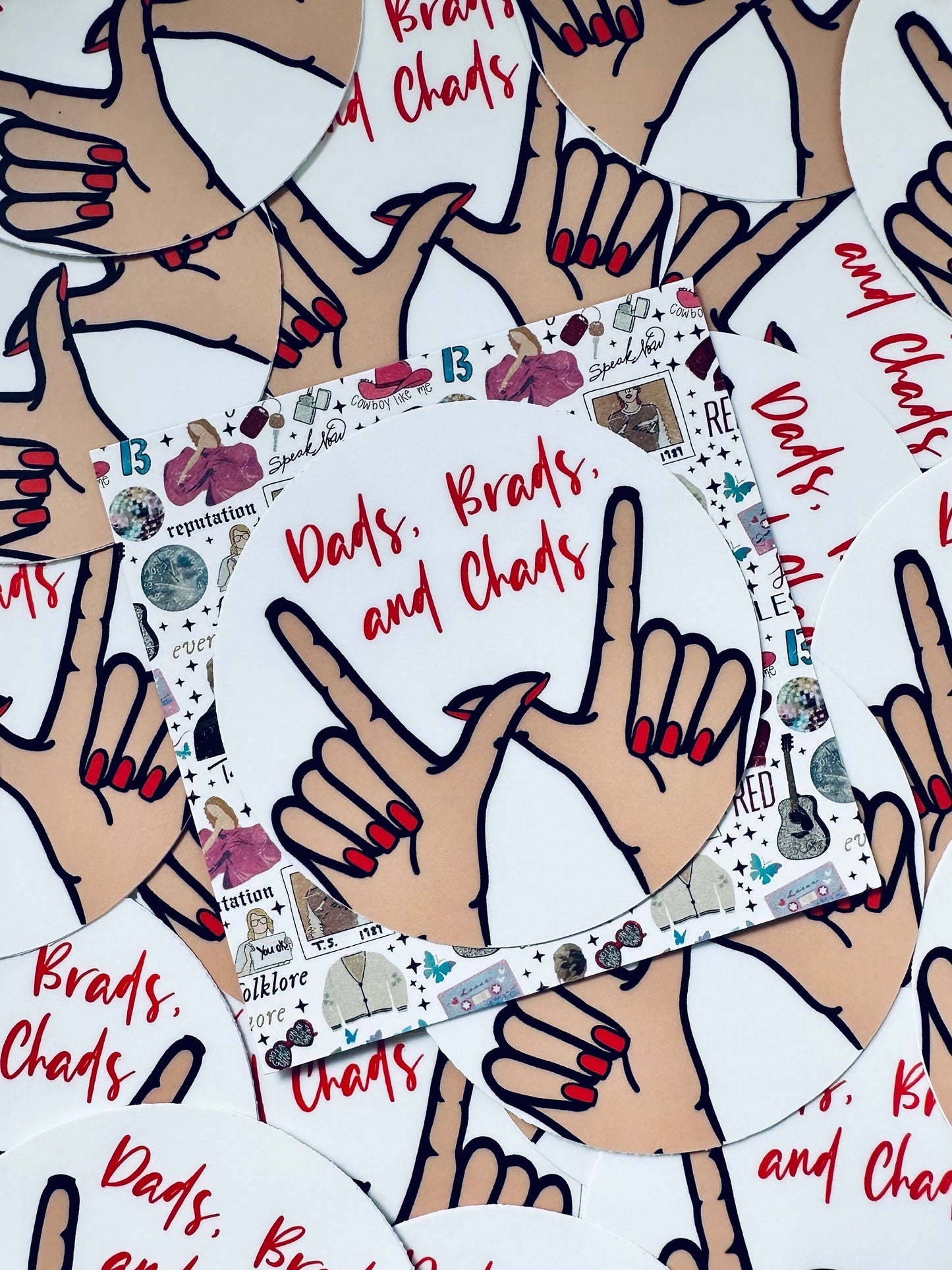 Whatever Dads, Brads and Chads Sticker, Swift Inspired Person of the Year 2023, Taylor Person of the Year, Cookie of the Year Sticker maedaymaedaymaeday
