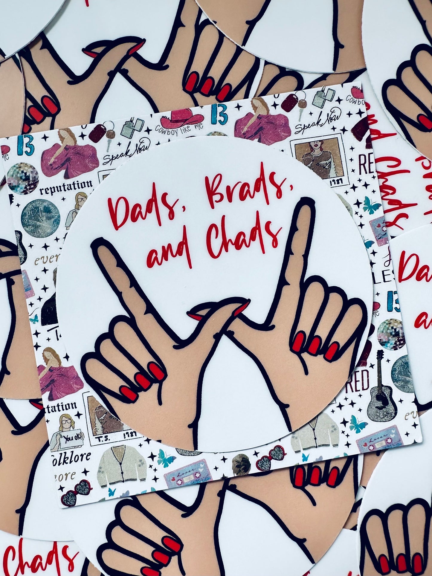 Whatever Dads, Brads and Chads Sticker, Swift Inspired Person of the Year 2023, Taylor Person of the Year, Cookie of the Year Sticker maedaymaedaymaeday