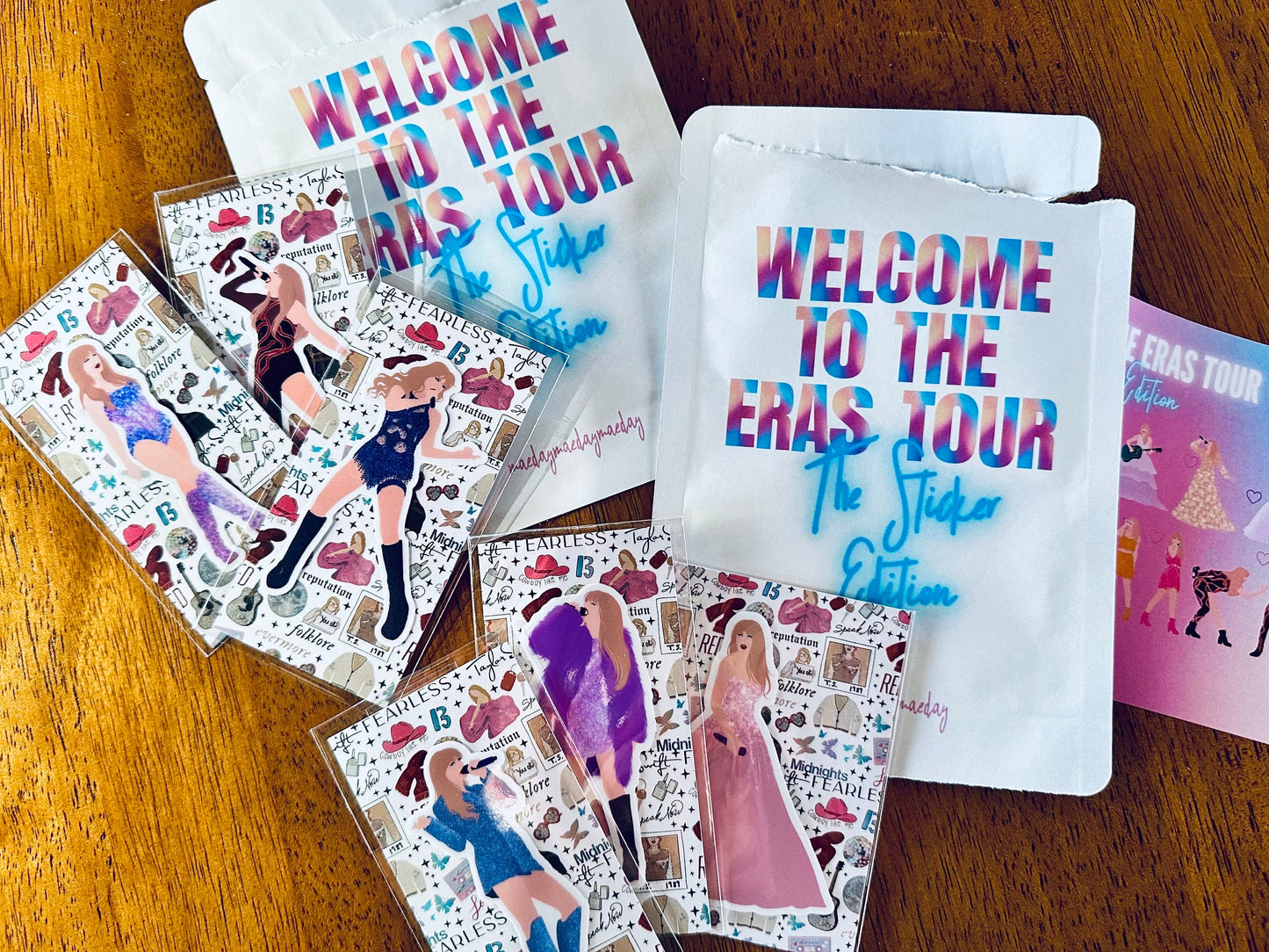 Welcome to the Eras Tour, The Sticker Edition Blind Bag maedaymaedaymaeday
