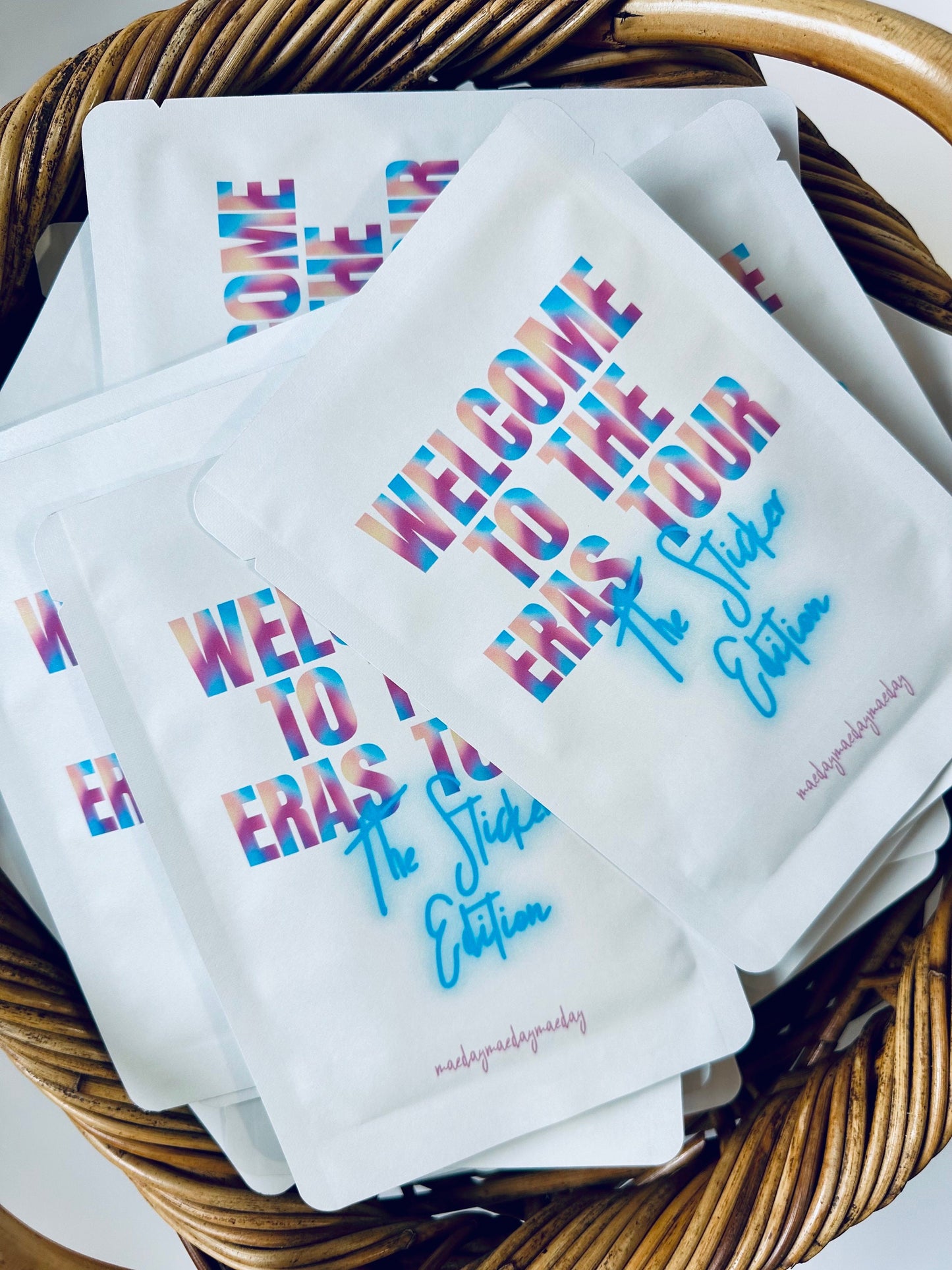 Welcome to the Eras Tour, The Sticker Edition Blind Bag maedaymaedaymaeday
