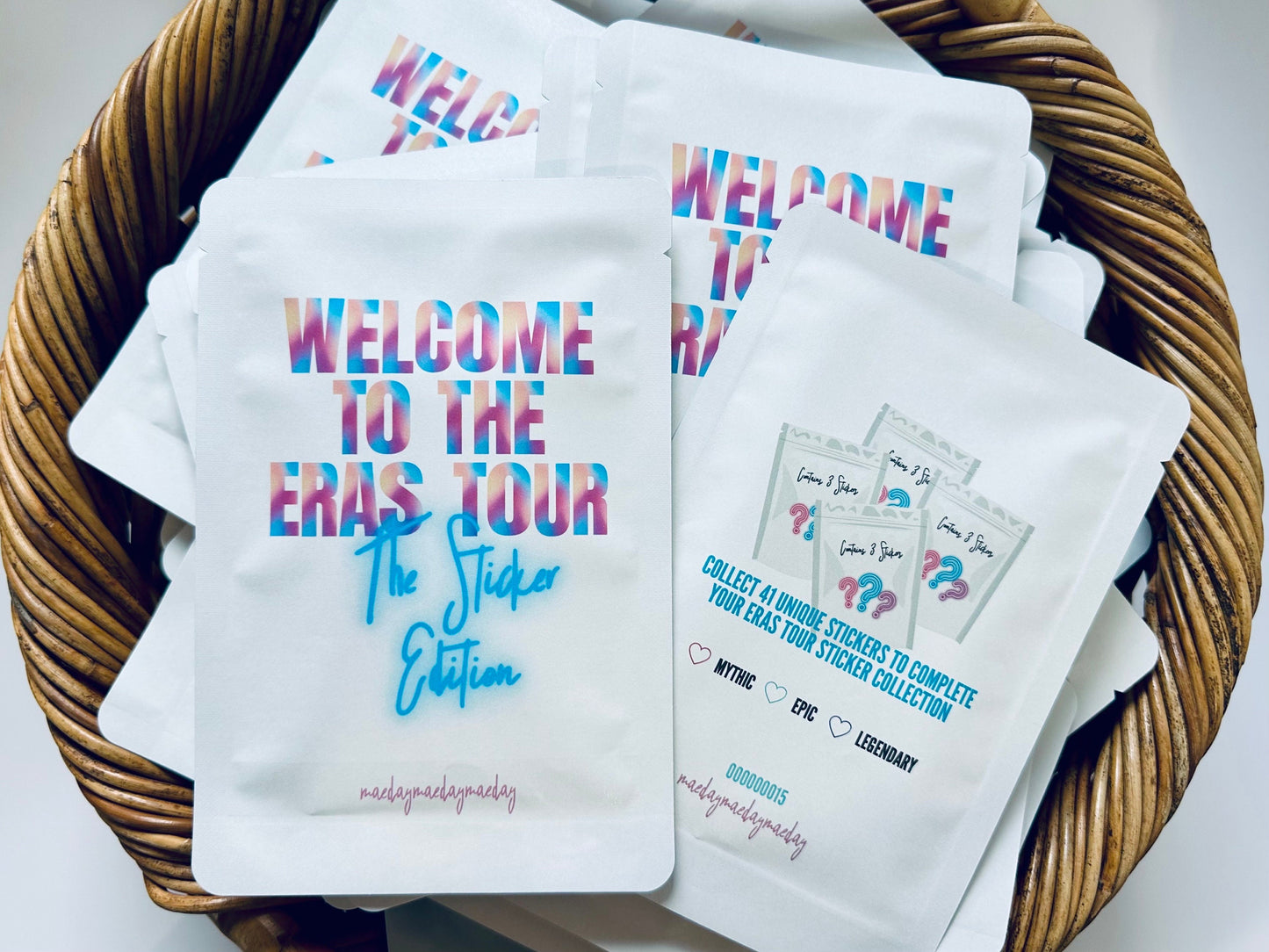 Welcome to the Eras Tour, The Sticker Edition Blind Bag maedaymaedaymaeday
