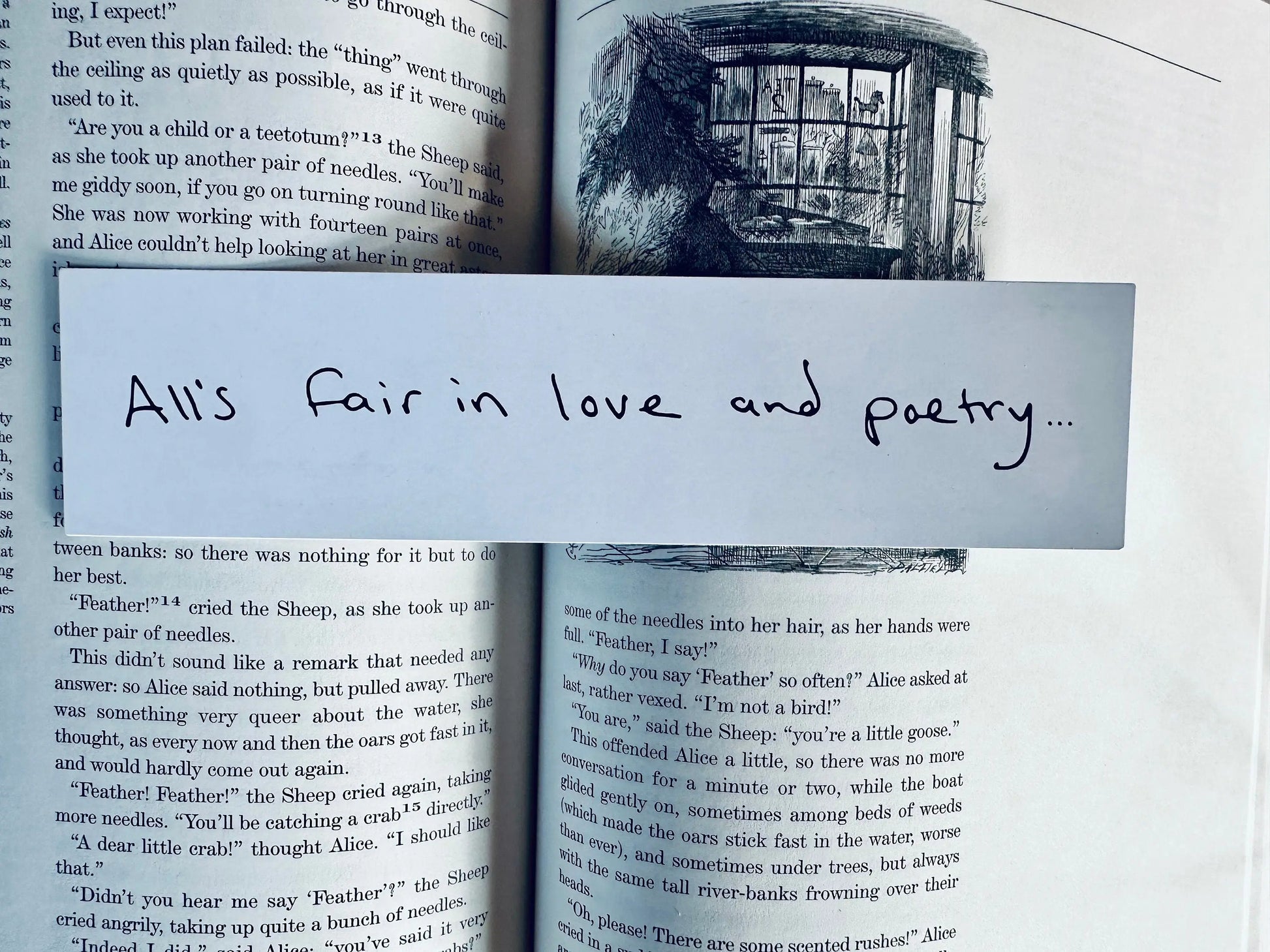 All's is Fair in Love and Poetry Bookmark, The Tortured Poets Department Inspired Bookmark, TTPD Bookmark maedaymaedaymaeday