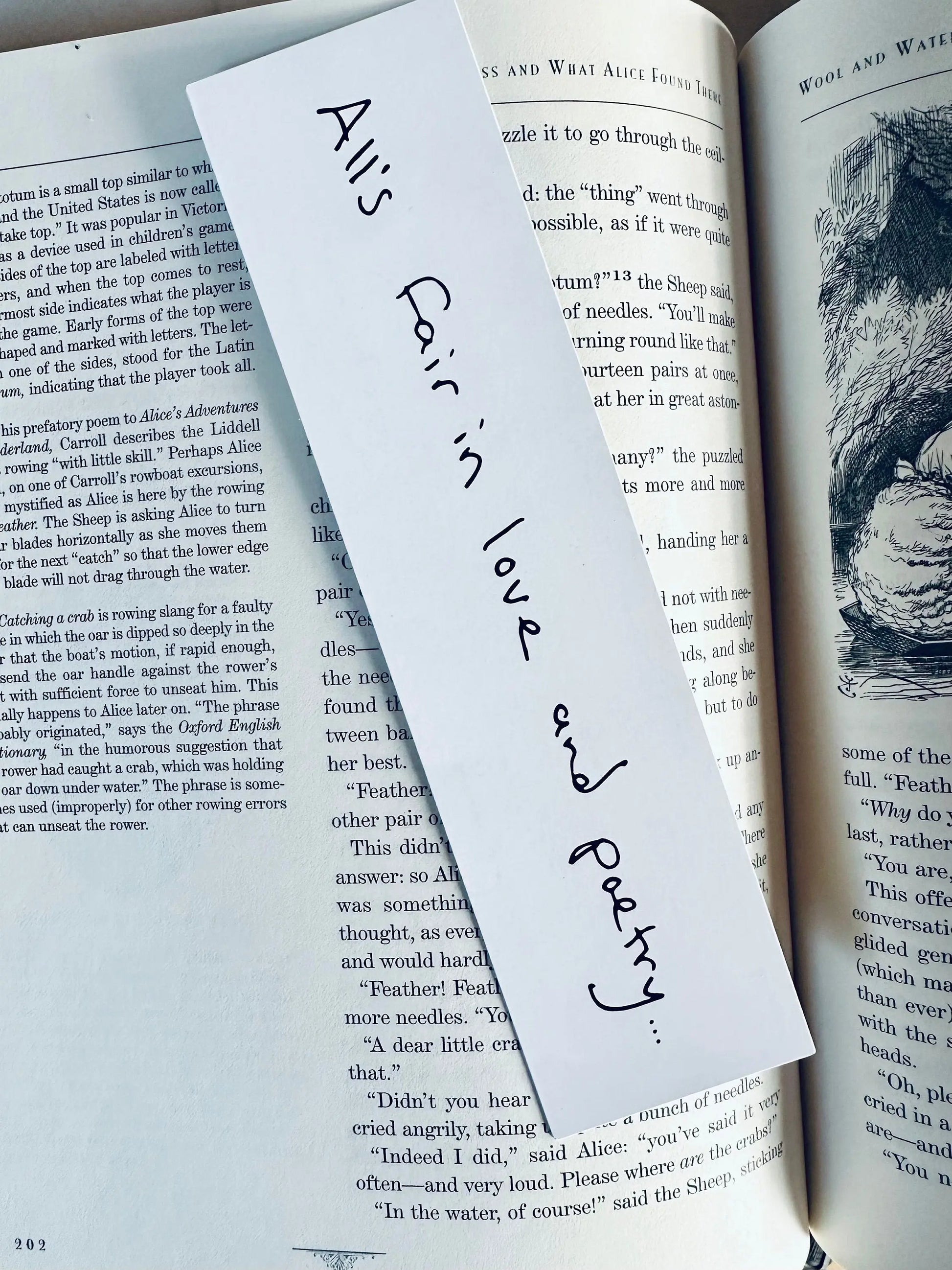 All's is Fair in Love and Poetry Bookmark, The Tortured Poets Department Inspired Bookmark, TTPD Bookmark maedaymaedaymaeday