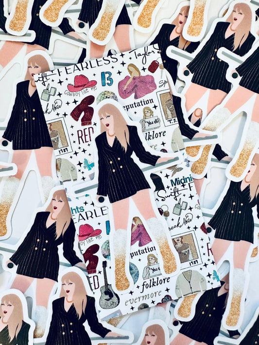 Black The Man, Lover Eras Outfit, Jacket Eras Outfit Sticker, Eras Outfit Costume Sticker,Swift Inspired Vinyl Sticker,Taylor Outfit Sticker maedaymaedaymaeday