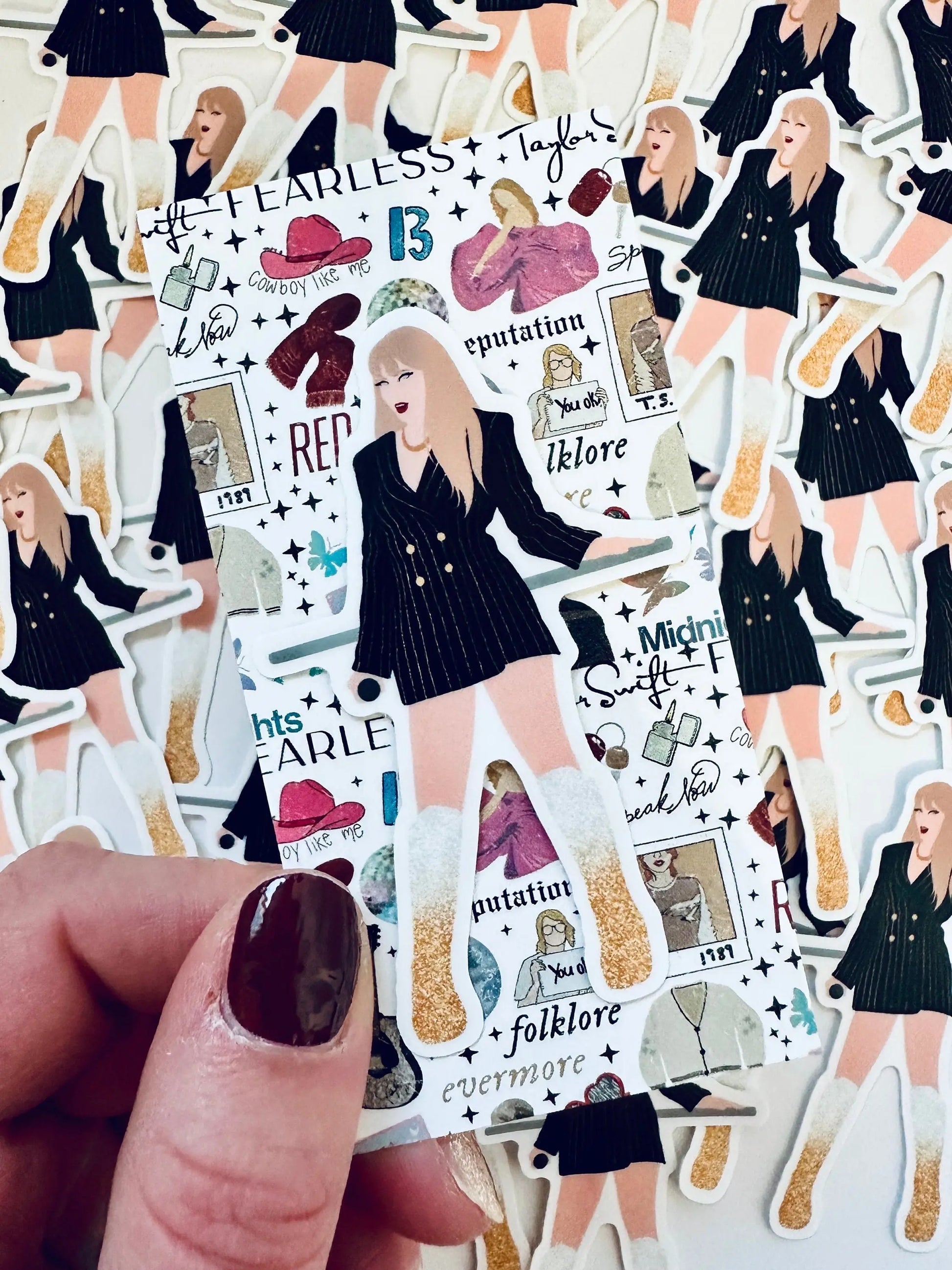 Black The Man, Lover Eras Outfit, Jacket Eras Outfit Sticker, Eras Outfit Costume Sticker,Swift Inspired Vinyl Sticker,Taylor Outfit Sticker maedaymaedaymaeday