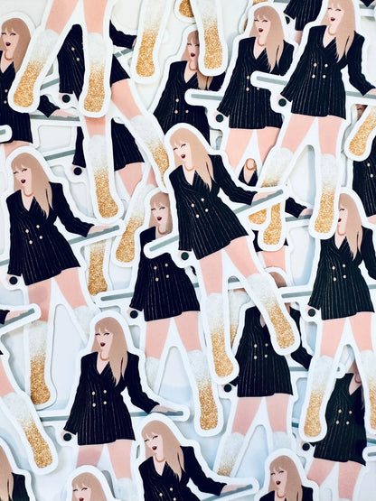 Black The Man, Lover Eras Outfit, Jacket Eras Outfit Sticker, Eras Outfit Costume Sticker,Swift Inspired Vinyl Sticker,Taylor Outfit Sticker maedaymaedaymaeday