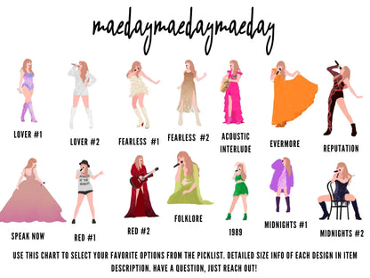 By the Eras Outfit Sticker - maedaymaedaymaeday