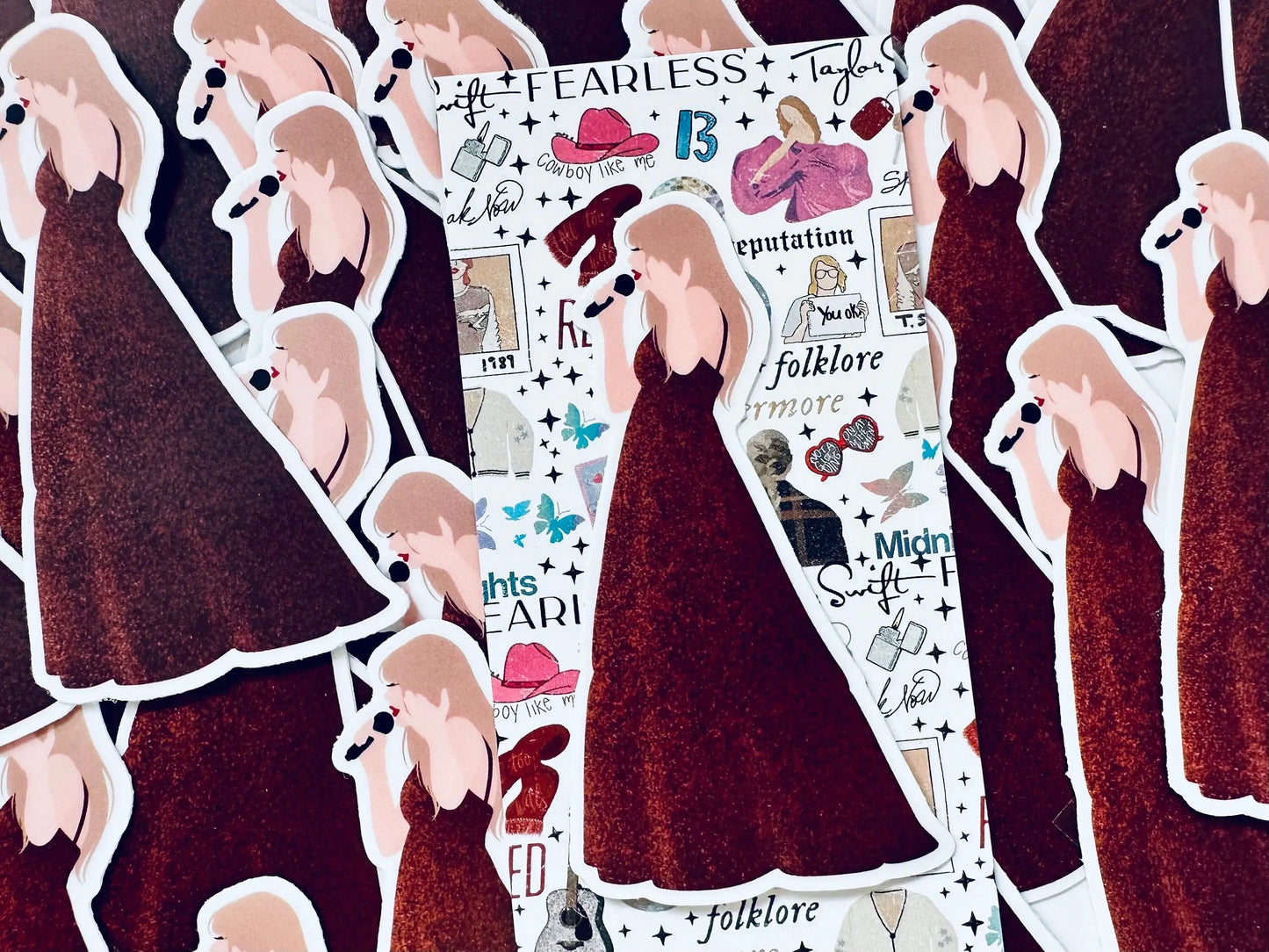 Copper Sparkle Evermore Eras Outfit, Bronze Evermore Eras Dress,By the Eras Outfit Sticker,Eras Sticker,Swift Inspired Sticker, Swiftie Gift - maedaymaedaymaeday