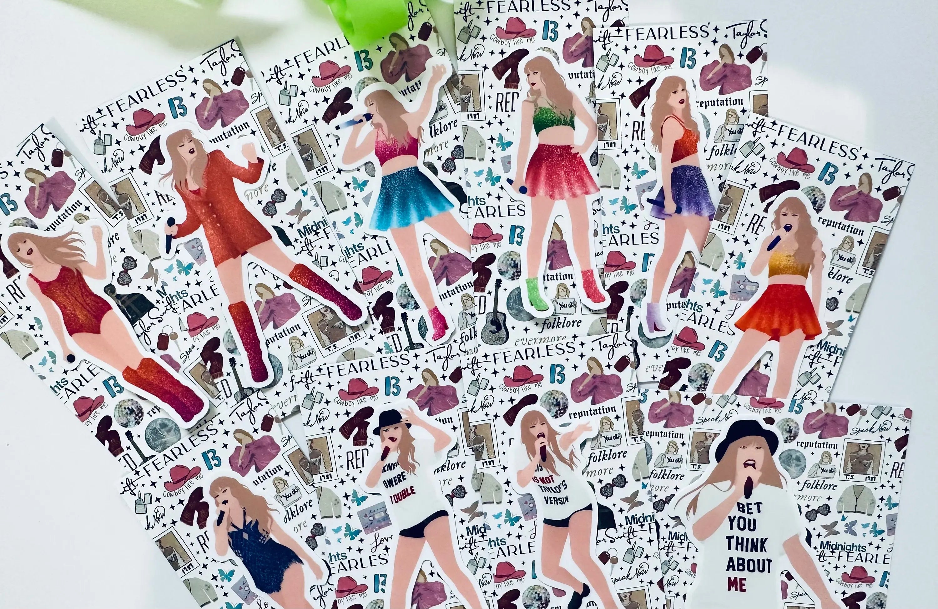 Era Sticker Europe By the Eras Outfit Stickers, A Sticker for Every Era, Vinyl ...