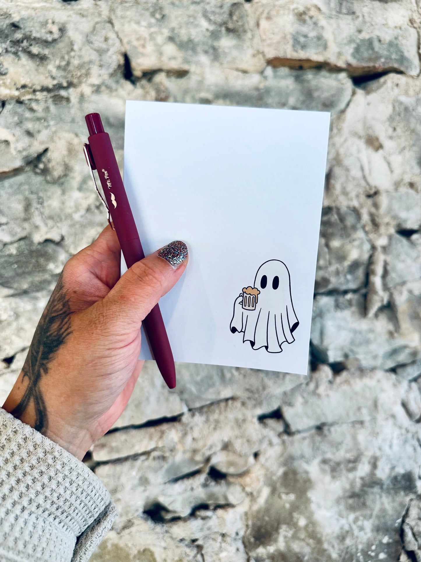 Everyday, Basic Ghost Notepad - maedaymaedaymaeday