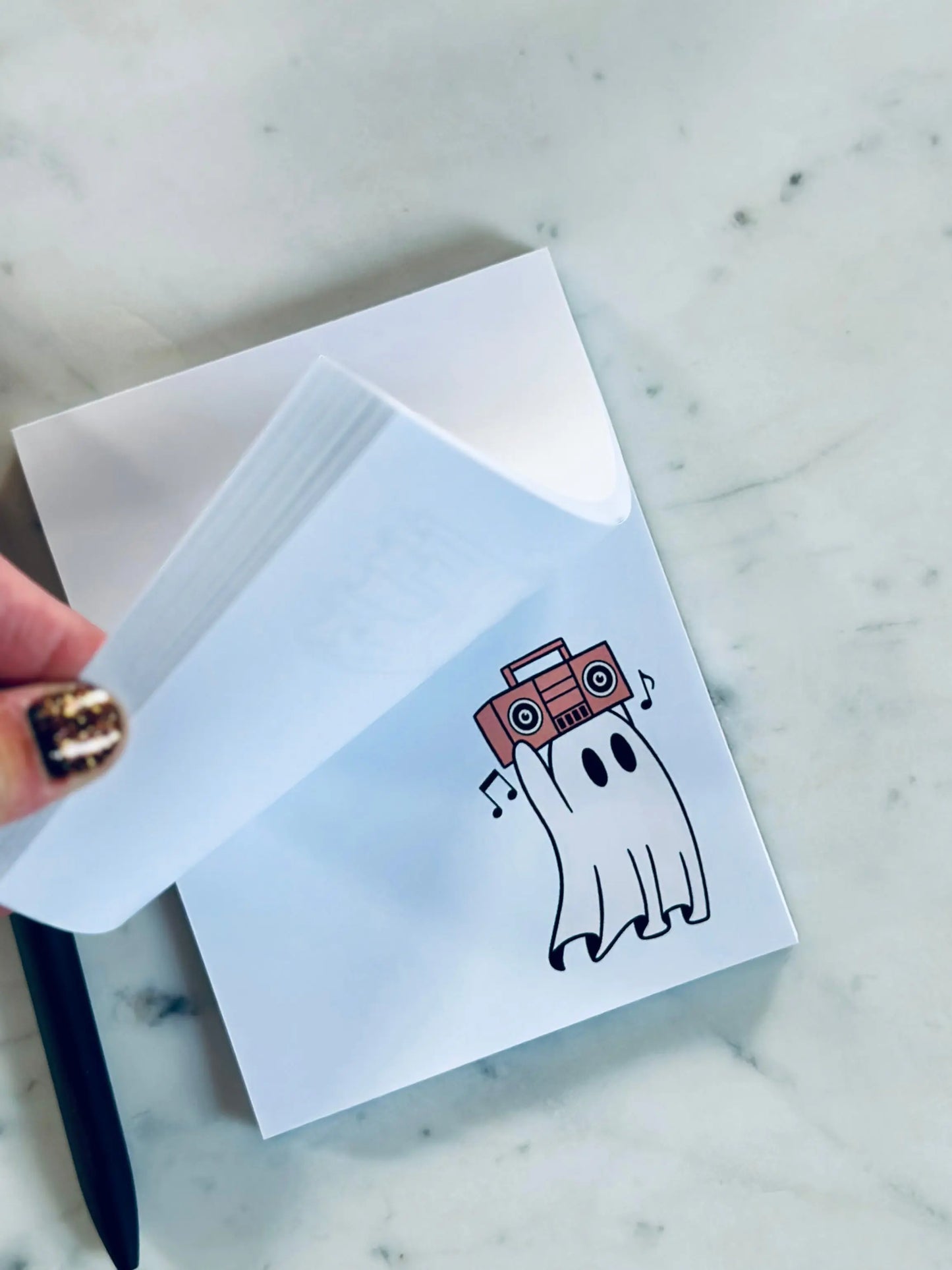 Everyday, Basic Ghost Notepad - maedaymaedaymaeday