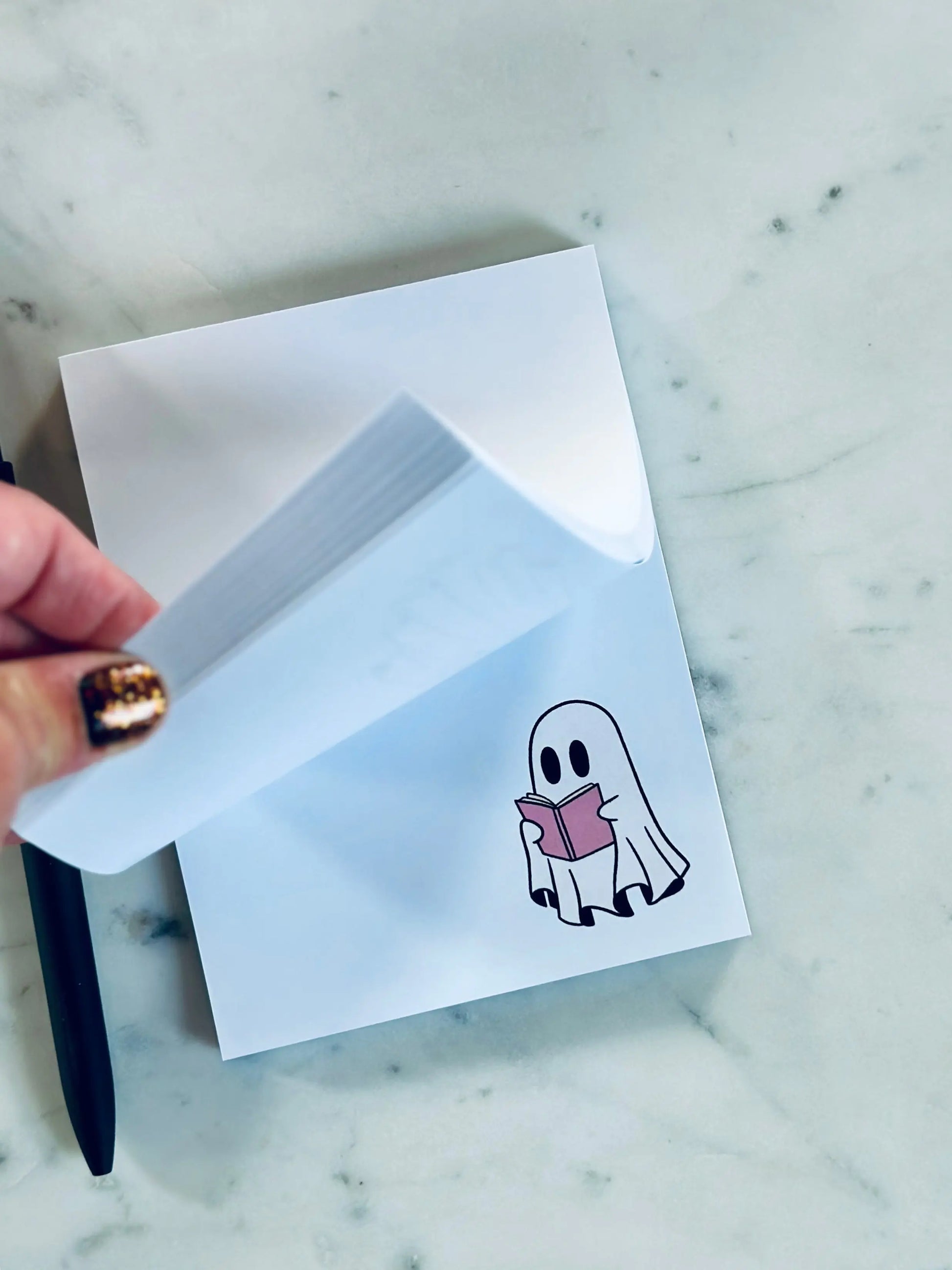 Everyday, Basic Ghost Notepad - maedaymaedaymaeday