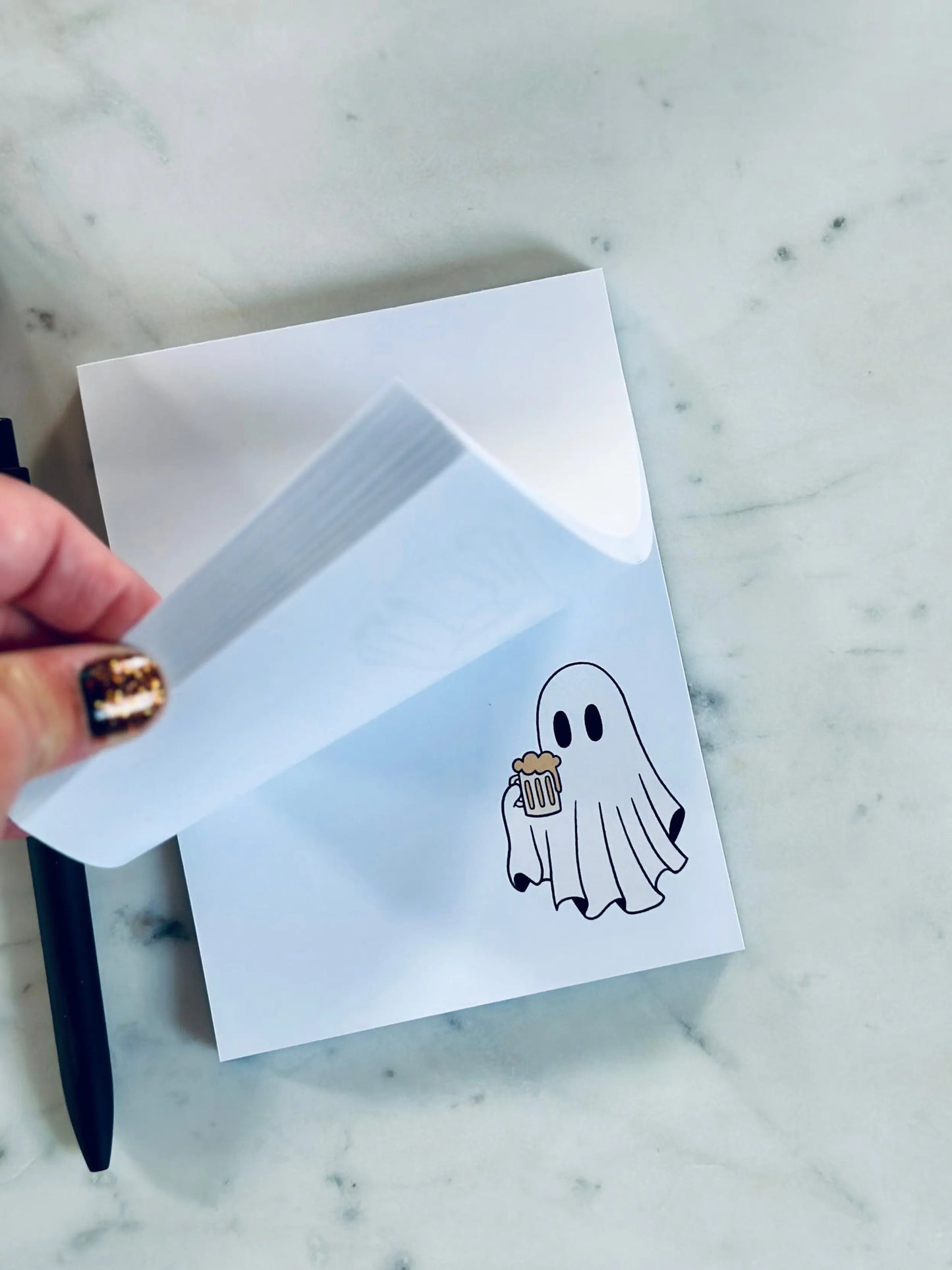 Everyday, Basic Ghost Notepad - maedaymaedaymaeday