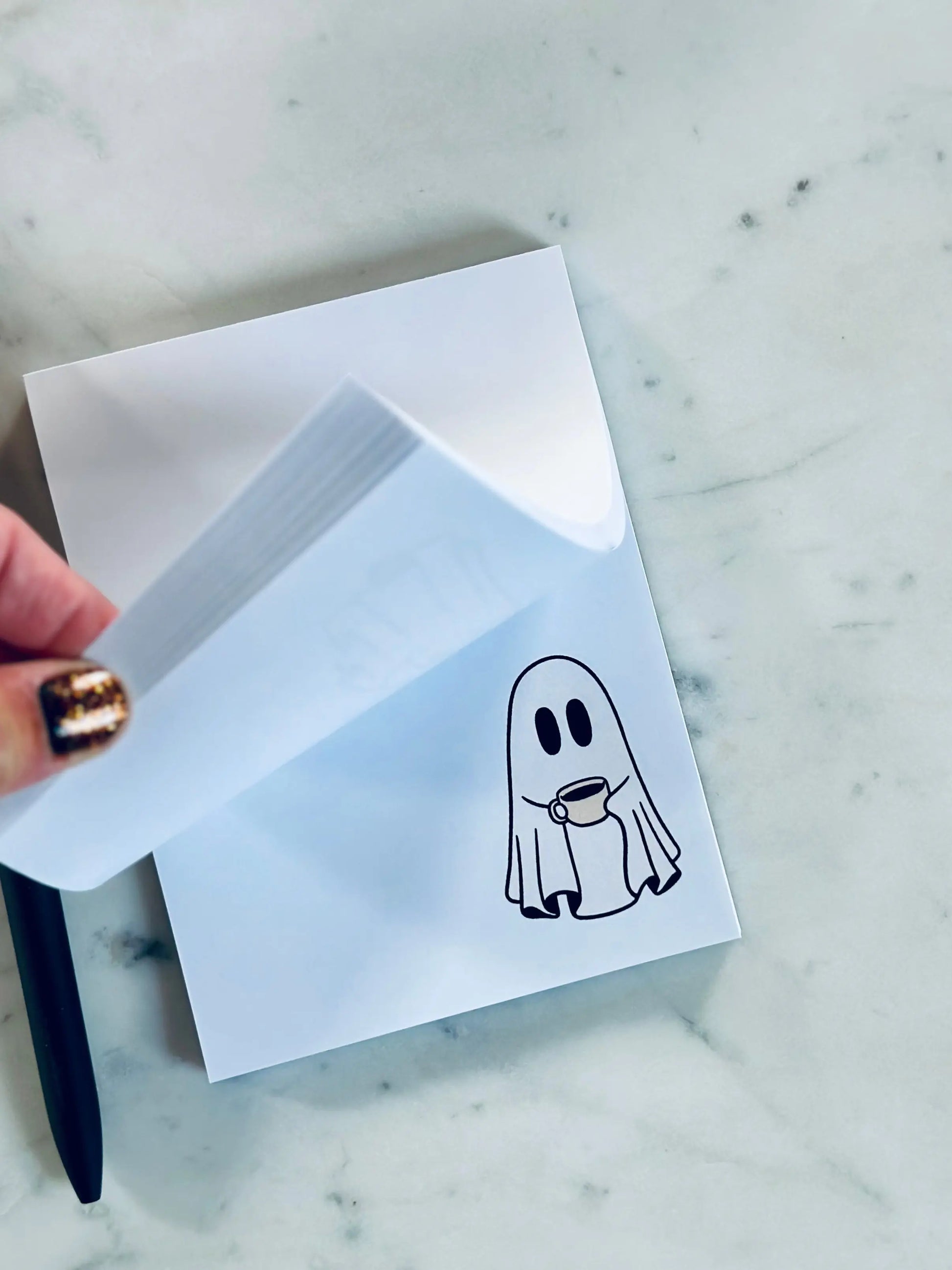 Everyday, Basic Ghost Notepad - maedaymaedaymaeday