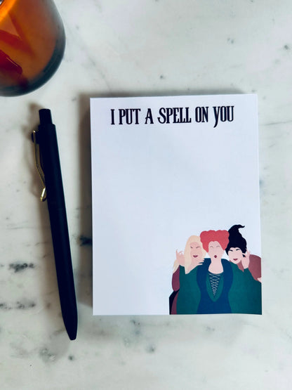 I Put a Spell on You Notepad - maedaymaedaymaeday