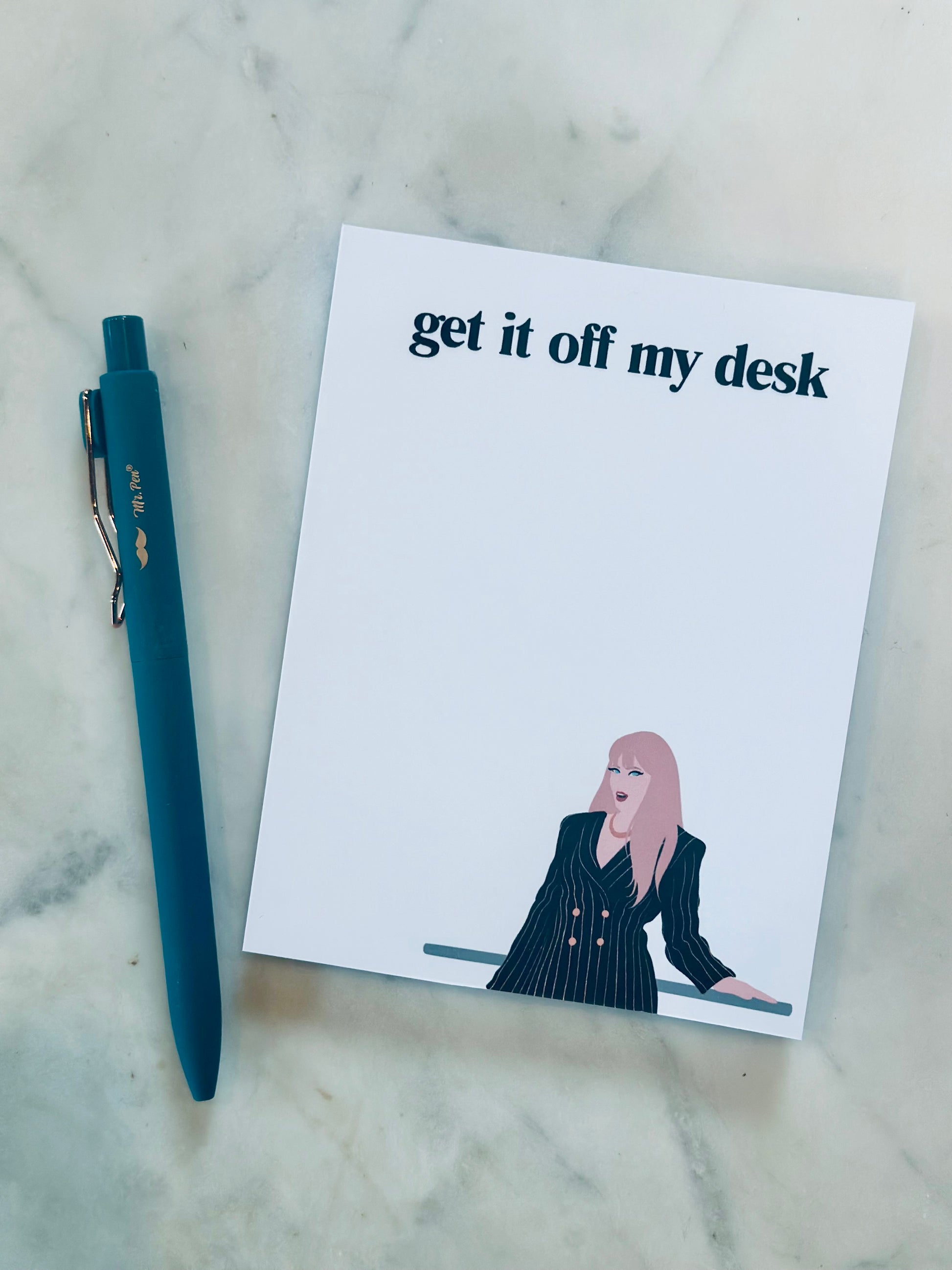 Pop Culture Queen Quarter Page Notepad, Orange Lover Notepad, The Man, Get it Off My Desk Notepad, Eras Merch, 5.5x4.25 50 Page Notepad maedaymaedaymaeday