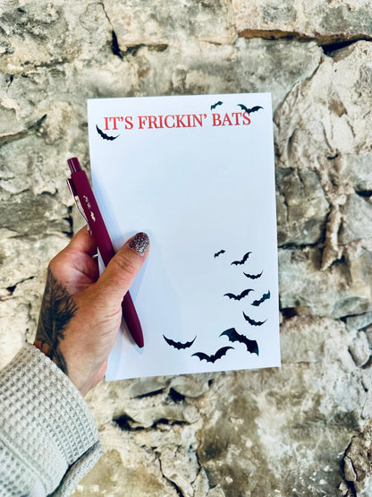 It's Frickin' Bats Notepad - maedaymaedaymaeday