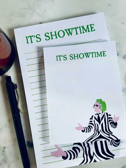 It's Showtime Notepad - maedaymaedaymaeday