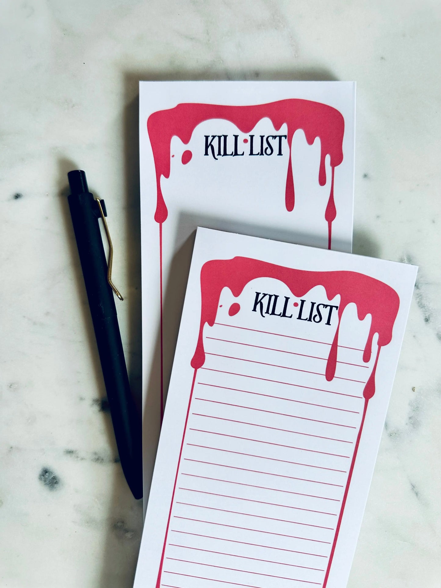 Kill List Notepad - maedaymaedaymaeday