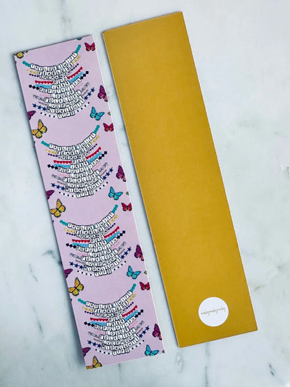 Make the Friendship Bracelet Bookmark, Swift Album Inspired Bookmark, Every Album Bookmark, Includes TTPD maedaymaedaymaeday