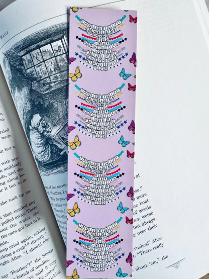 Make the Friendship Bracelet Bookmark, Swift Album Inspired Bookmark, Every Album Bookmark, Includes TTPD maedaymaedaymaeday