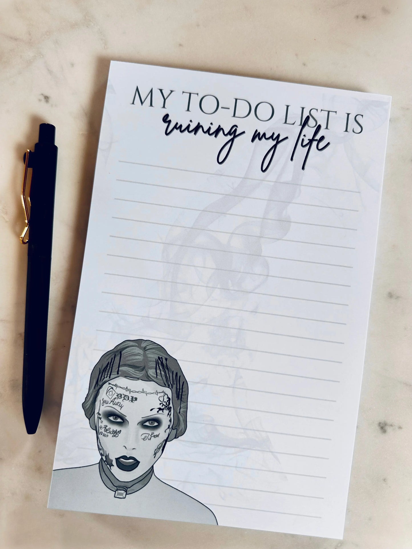 My To-Do List is Ruining My Life Notepad - maedaymaedaymaeday