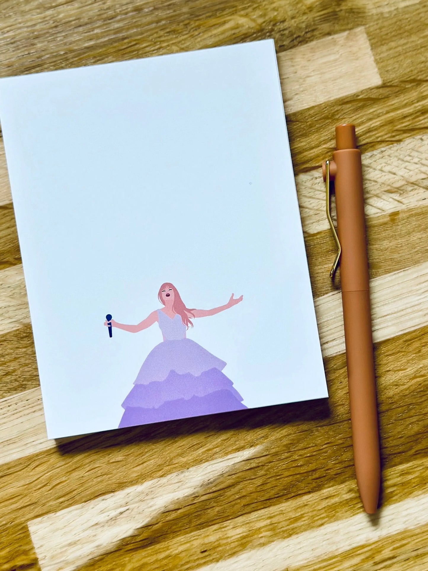 Pop Culture Queen Quarter Page Notepad, Speak Now, Purple Cupcake Dress Notepad In My Notepad Era, Eras Merch, 5.5x4.25 50 Page Notepad maedaymaedaymaeday