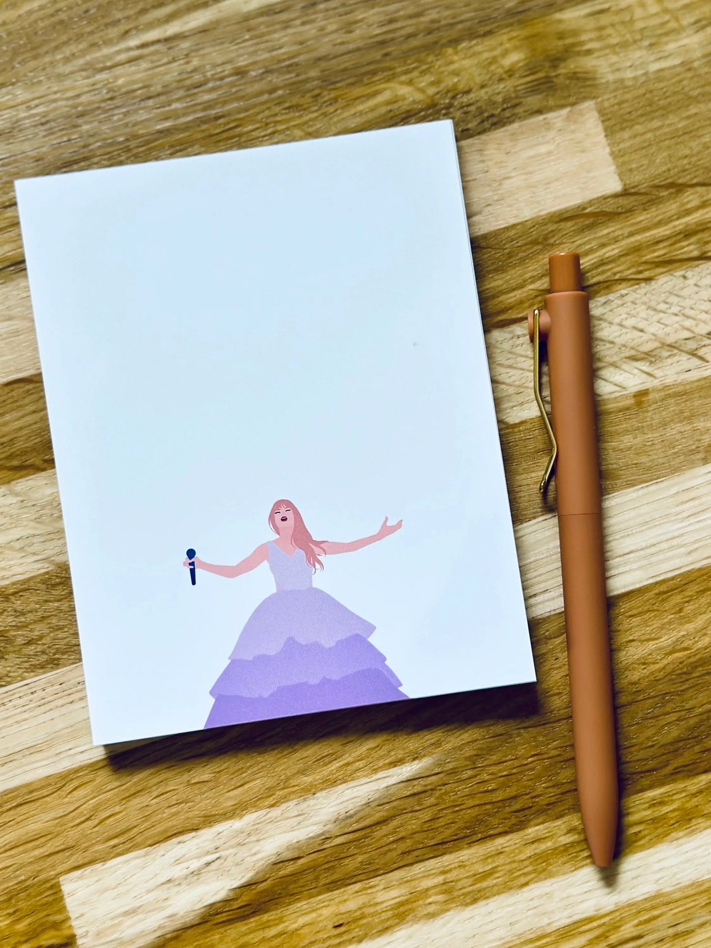 Pop Culture Queen Quarter Page Notepad, Speak Now, Purple Cupcake Dress Notepad In My Notepad Era, Eras Merch, 5.5x4.25 50 Page Notepad maedaymaedaymaeday