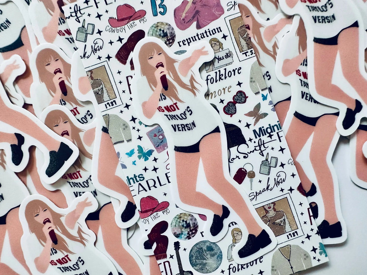 This is Not Taylors Version Red Eras Outfit Sticker, Feeling 22, By the Eras Outfit Sticker, Eras Outfit Sticker, Swift Inspired Sticker maedaymaedaymaeday