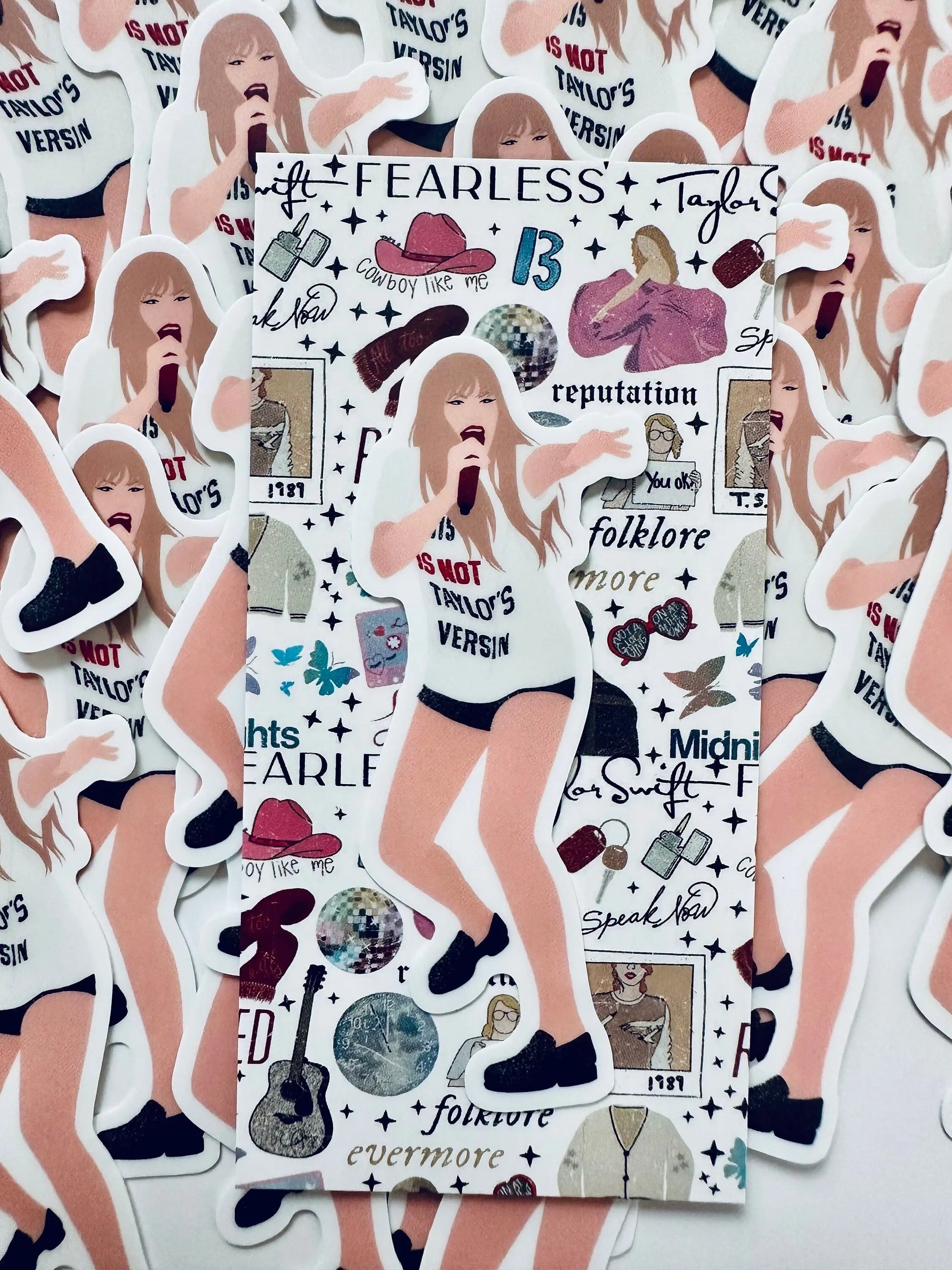 This is Not Taylors Version Red Eras Outfit Sticker, Feeling 22, By the Eras Outfit Sticker, Eras Outfit Sticker, Swift Inspired Sticker maedaymaedaymaeday